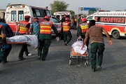 ۱۱ کشته بر اثر برخورد دو خودرو در پاکستان